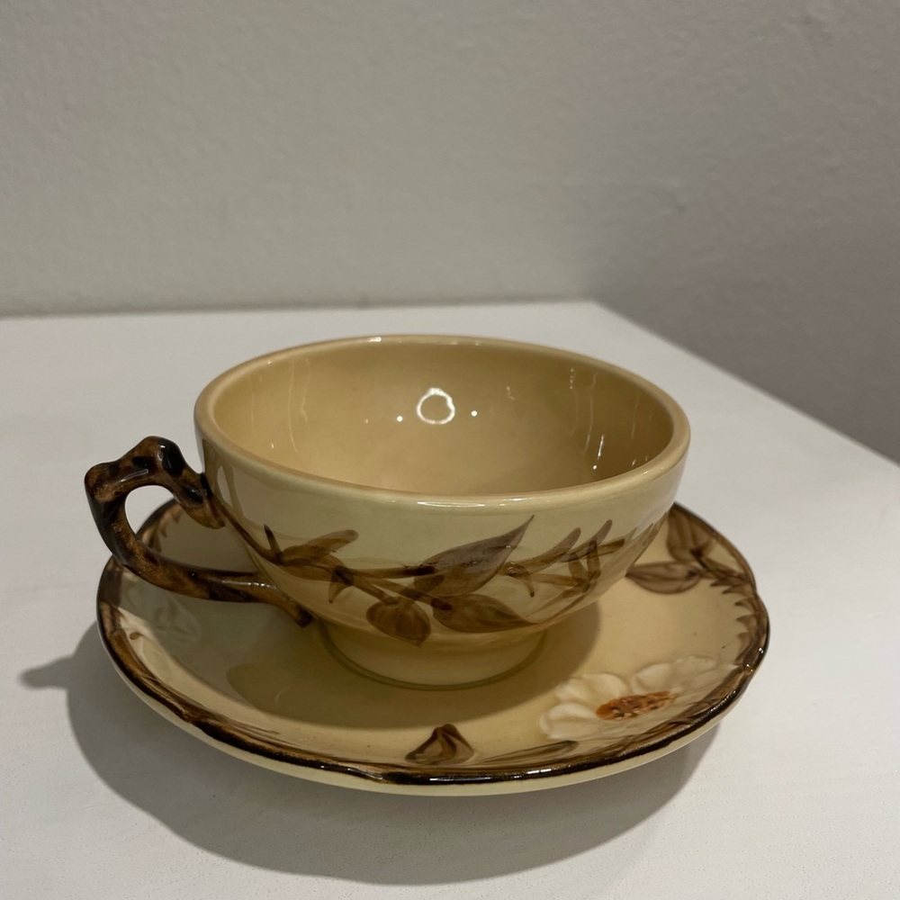 Vintage Cafe Royal Teacup & Saucer by Franciscan 1980’s